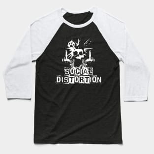 social skeleton punk Baseball T-Shirt